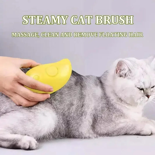 Steamy Cat Brush - Our furry friends